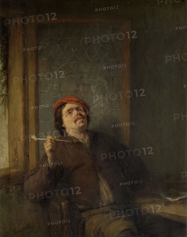 The Smoker, 1655. Creator: Adriaen van Ostade.