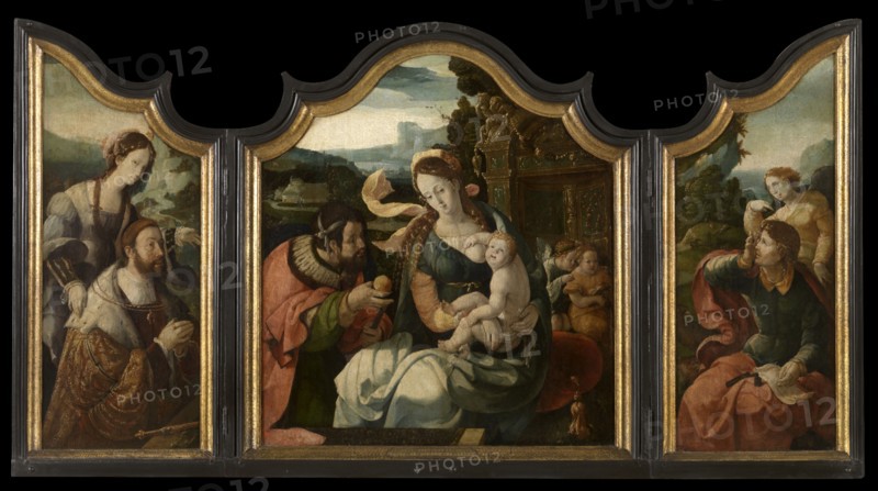 Triptych of Count Henry III of Nassau, 1535. Creator: Aert Claesz..