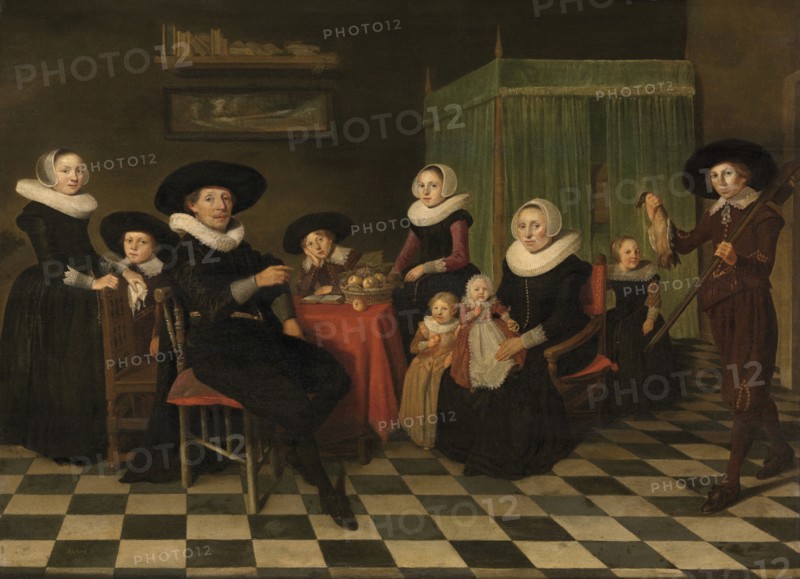 Portrait of a Family, mid-17th century. Creator: Anthonie Palamedesz.