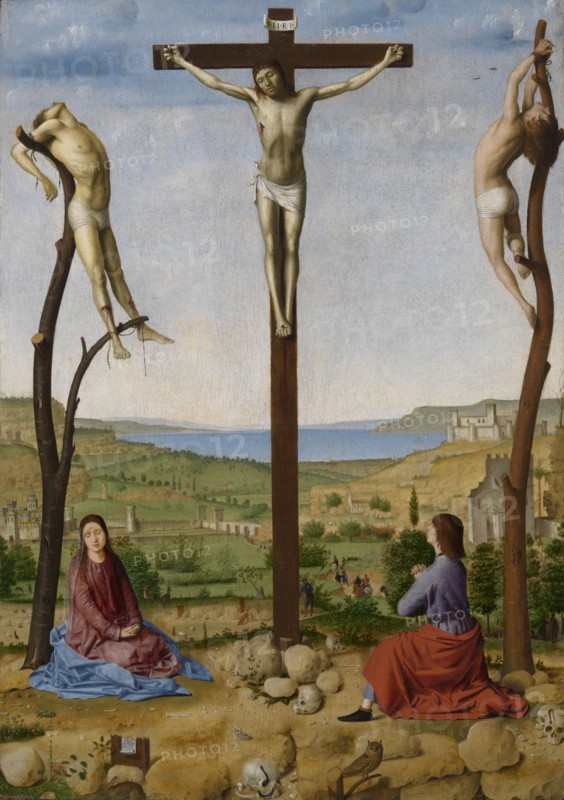 Calvary, 1475. Creator: Antonello da Messina.