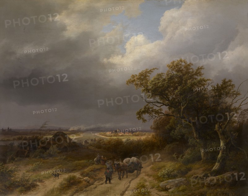 Landscape near Cleves, 1846. Creator: Barend Cornelis Koekkoek.