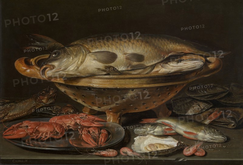 Still Life with Fish, 1612-1621. Creator: Clara Peeters.