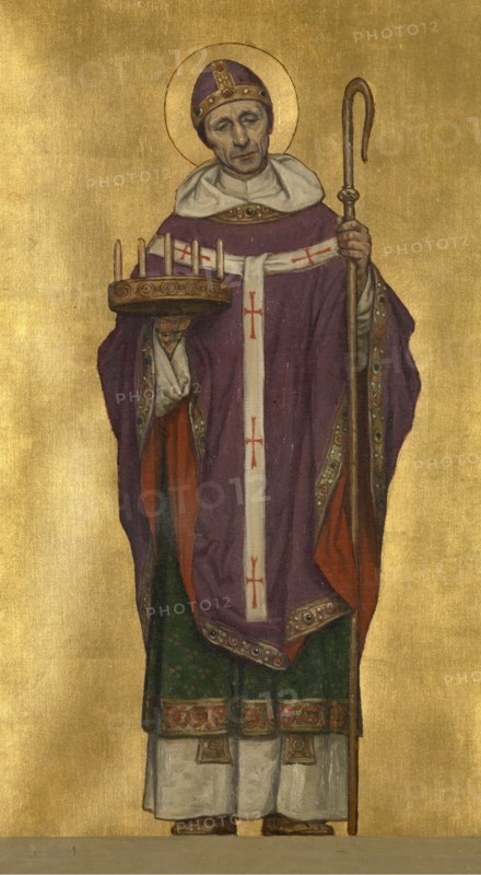 Saint Donatian of Reims, 1889. Creator: Albrecht De Vriendt.