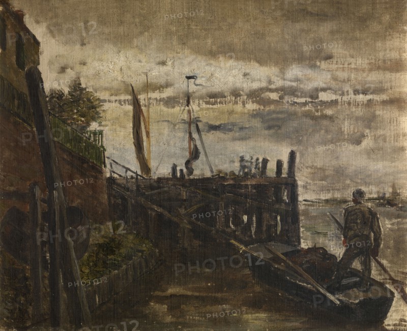 Rupelmonde, c1860-1900. Creator: Constantin Emile Meunier.
