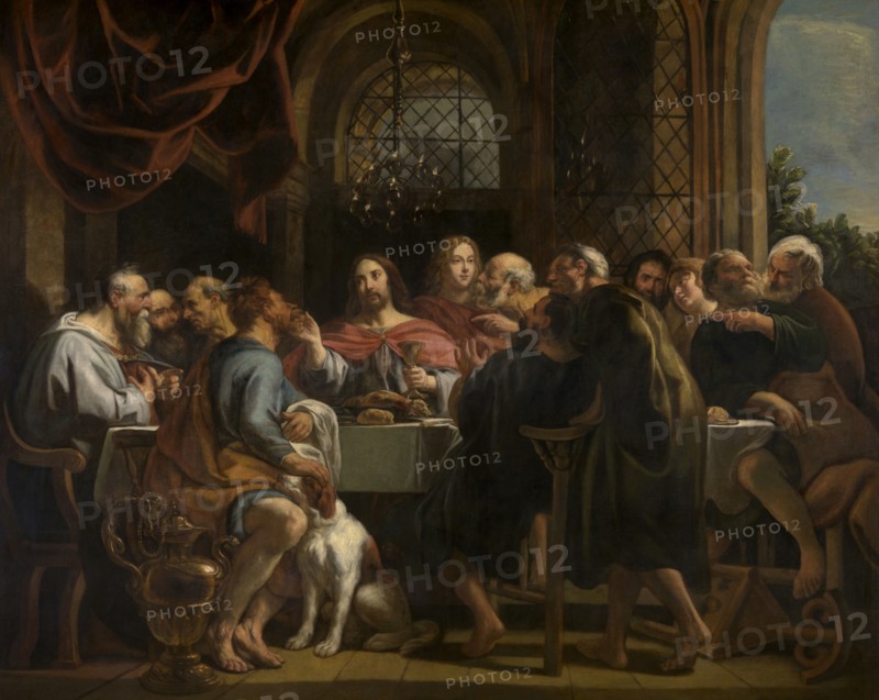 The Last Supper, 1654-1655. Creator: Jacob Jordaens I.