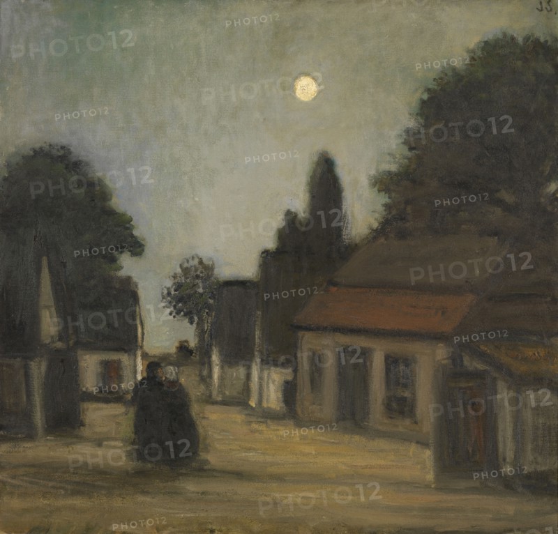 Evening in the Kempen, c1900-1920. Creator: Jakob Smits.