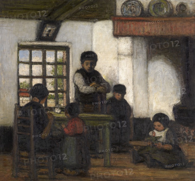 Interior in the Kempen, 1922. Creator: Jakob Smits.