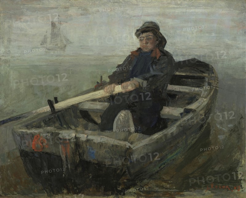 The Rower, 1883. Creator: James Ensor.