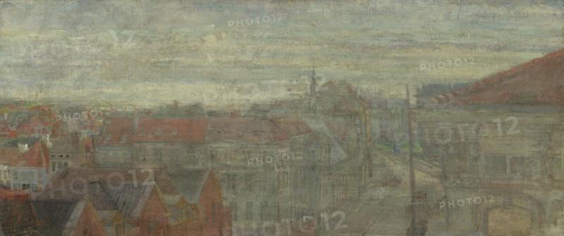 View of Phnosia. Luminous Waves and Vibrations, 1890. Creator: James Ensor.