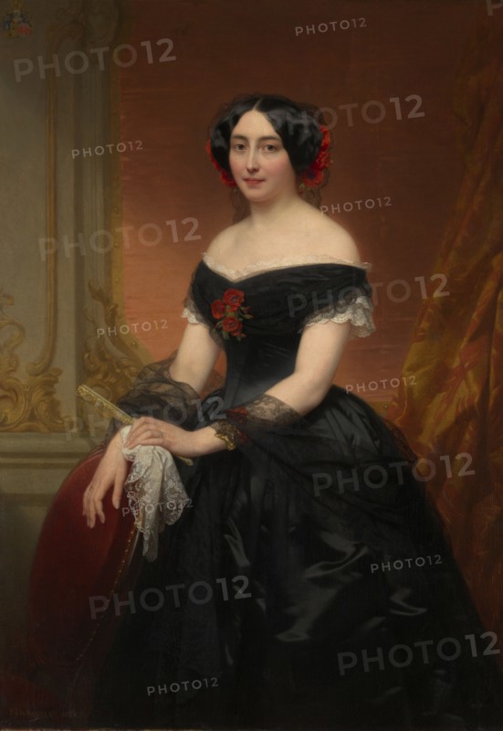 Madame Mols-de Brialmont, 1853. Creator: Nicaise de Keyser.