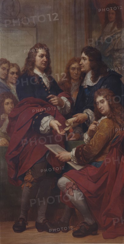 The Engraver Gerard Edelinck in Paris, (1680s), 1862-1872. Creator: Nicaise de Keyser.