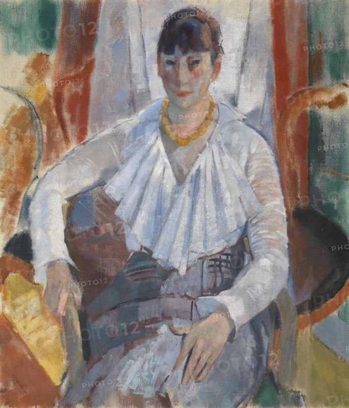 Woman in White, 1915. Creator: Rik Wouters.