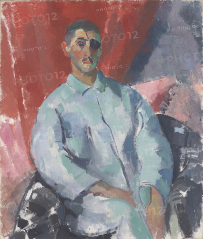 Self Portrait with Black Eye Patch, 1915. Creator: Rik Wouters.