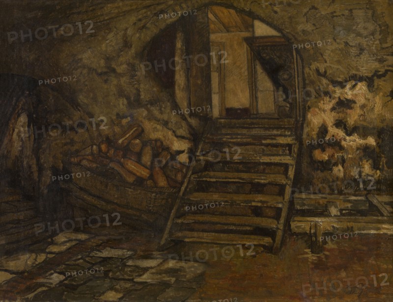 Cellar, 1873. Creator: Willem Linnig II.