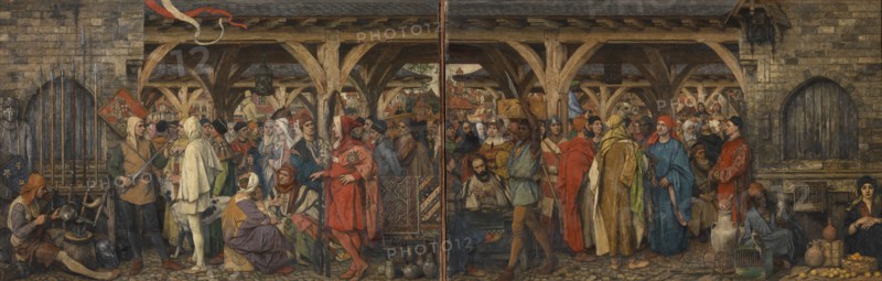 The Annual Fair, 1900. Creator: Albrecht De Vriendt.