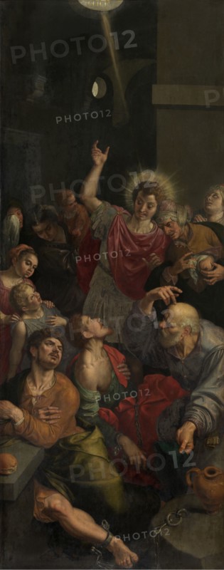 Saint Sebastian in Prison, 1575. Creator: Ambrosius Francken I.
