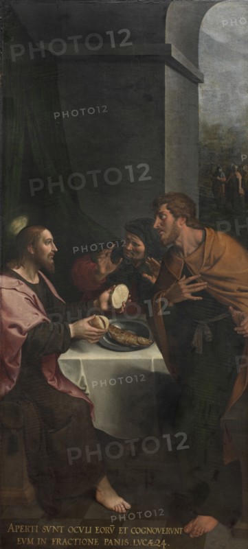The Supper at Emmaus, 1589-1596. Creator: Ambrosius Francken I.