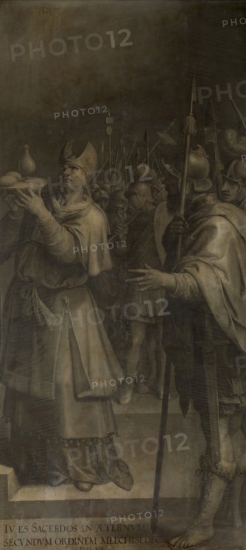 Abraham and Melchizedech, 1589-1596. Creator: Ambrosius Francken I.