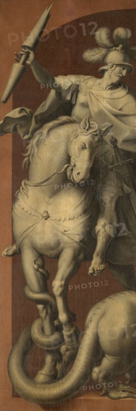 Saint George on Horseback, c1570-1590s. Creator: Ambrosius Francken I.