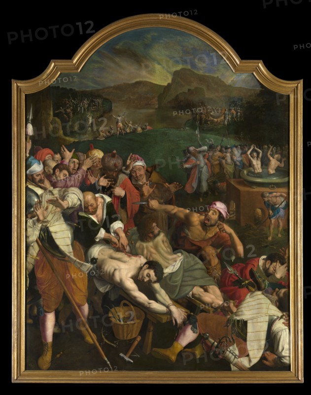 The Martyrdom of Saint Crispin and Saint Crispinian, c1570-1590s. Creator: Ambrosius Francken I.