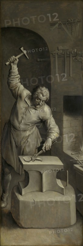 Saint Eligius of Noyon in his Forge, 1588. Creator: Ambrosius Francken I.