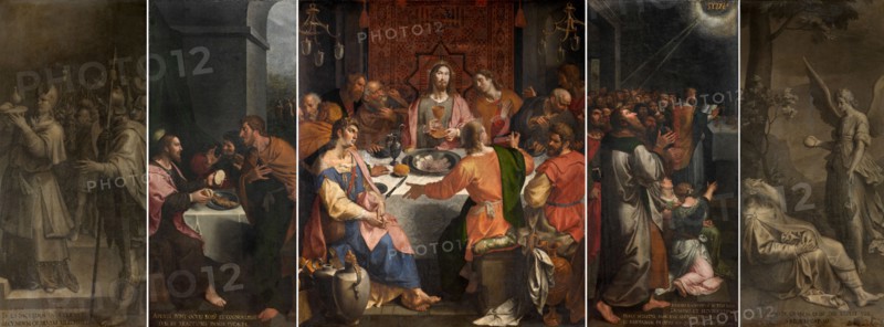 The Last Supper, 1589-1596. Creator: Ambrosius Francken I.