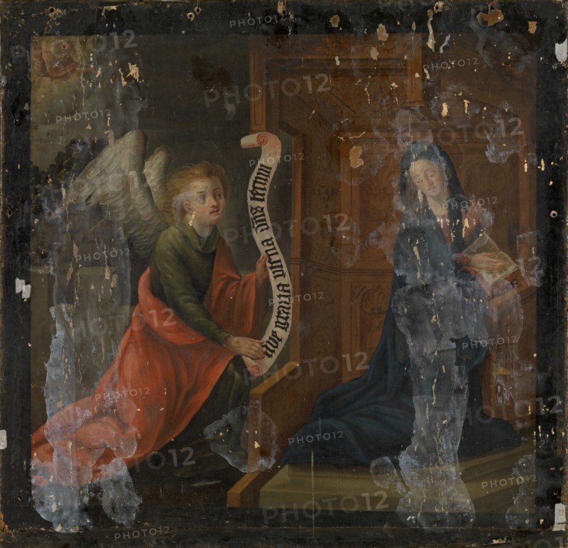 The Annunciation, 4th quarter 14th century. Creator: Anon.