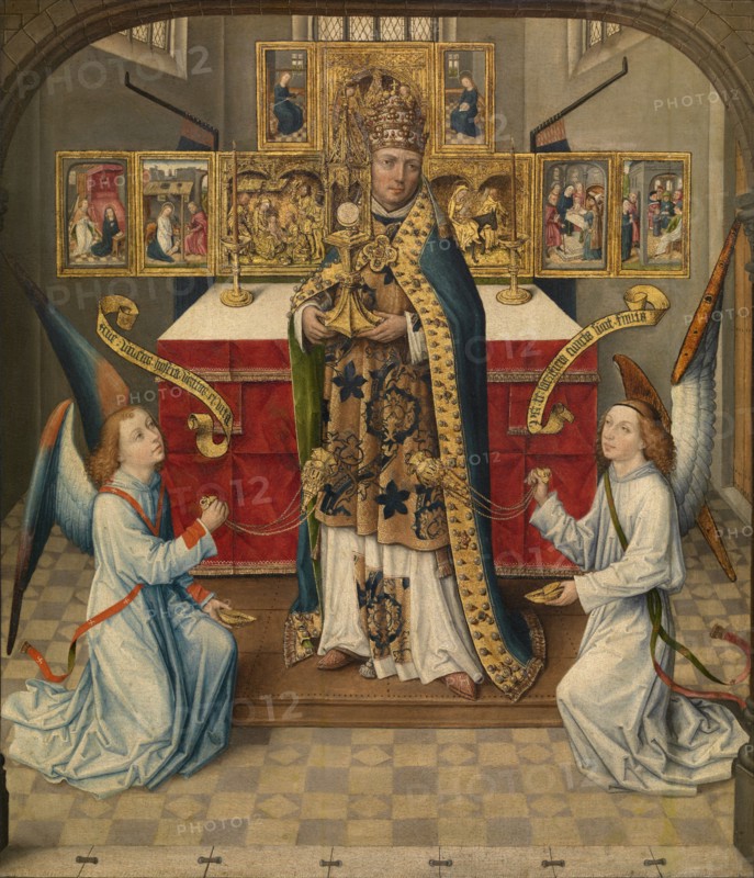 Adoration of the Sacrament, 1480-1499. Creator: Anon.
