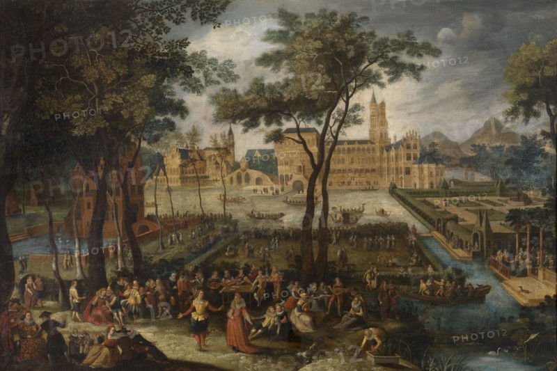 Garden Festival, 1599-1601. Creator: Anon.