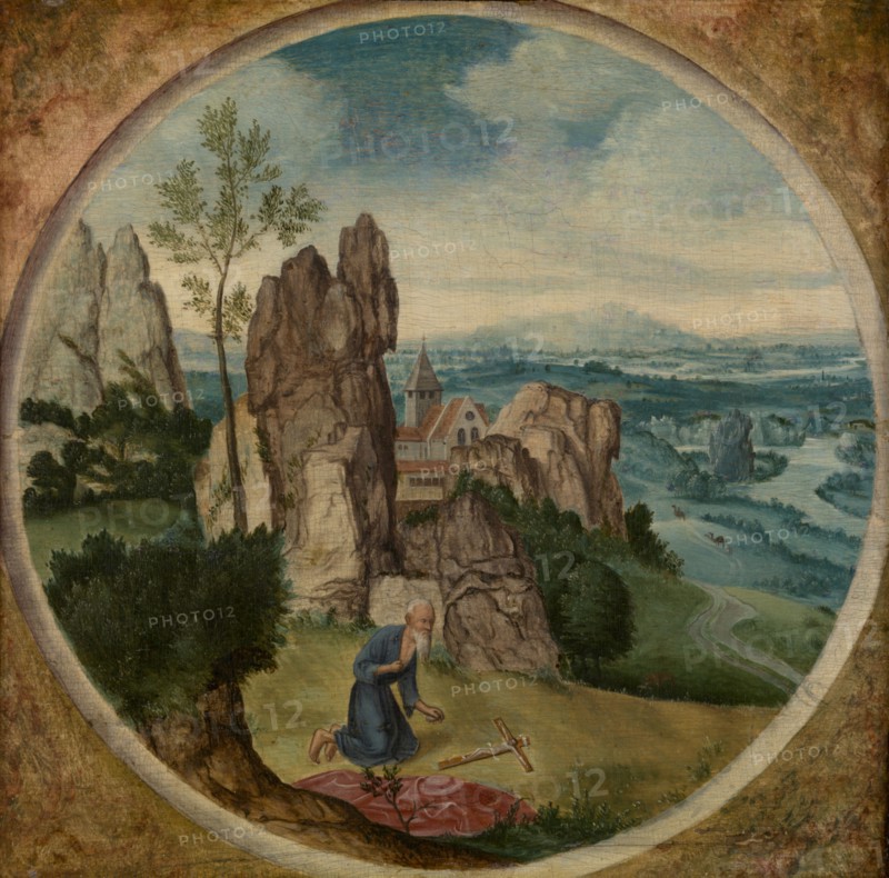 Saint Jerome in a Landscape, 1525-1550. Creator: Anon.