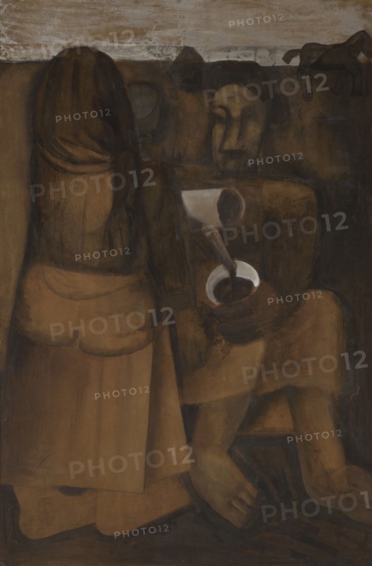 Coffee Drinkers, 1927. Creator: Constant Permeke.