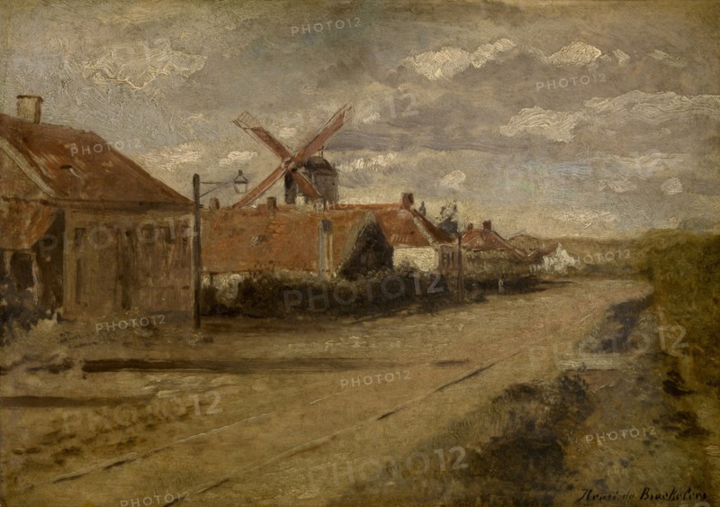 The Mill at Kiel, 1885-1888. Creator: Henri Jean Augustin de Braekeleer.