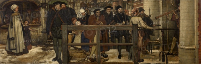 At the Town Gate, 1856. Creator: Jan August Hendrik Leys.