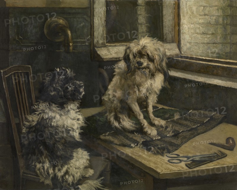 Dogs, c1860-1900. Creator: Jan Stobbaerts.