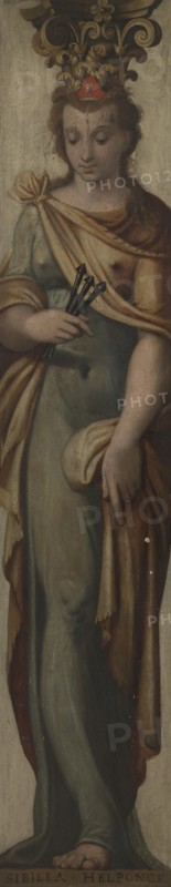 Sibyl from Hellespont, 1565. Creator: Lambert van Noort.