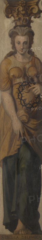 Sibyl from Delphi, 1565. Creator: Lambert van Noort.