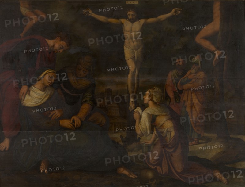 Calvary, 1565. Creator: Lambert van Noort.