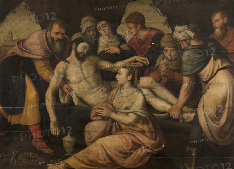 Christ's Entombment, 1565. Creator: Lambert van Noort.