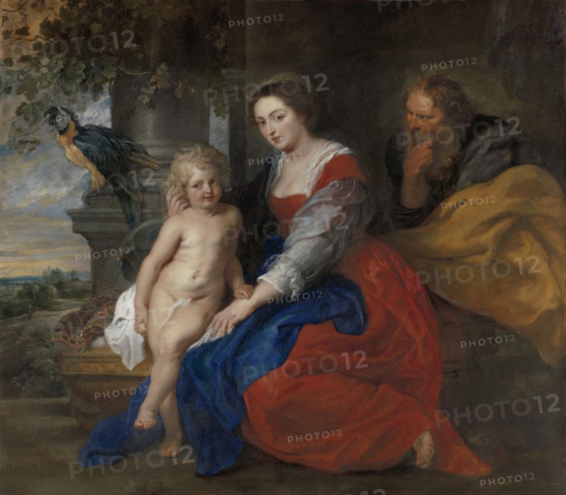 The Holy Family with the Parrot, 1614 - 1633. Creator: Peter Paul Rubens.