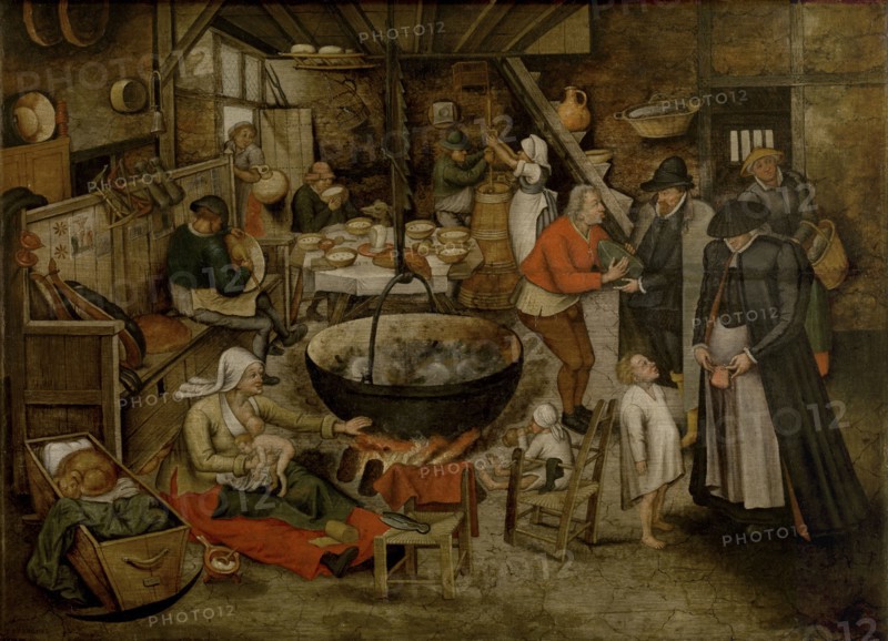 Visit to the Peasants, c1580-1630. Creator: Pieter Brueghel the Younger.