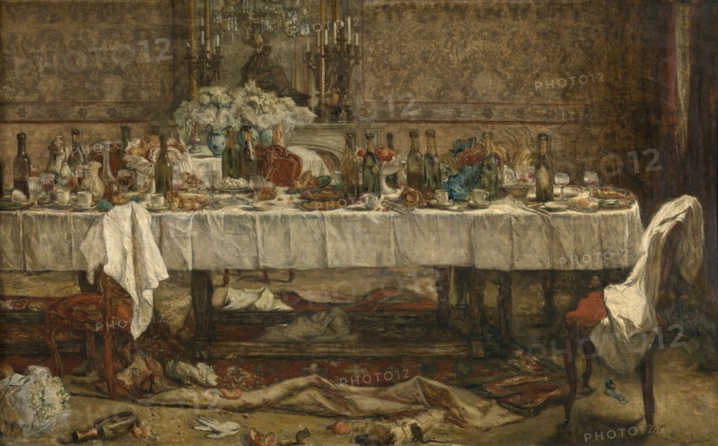 After the Wedding, 1875. Creator: Willem Linnig II.