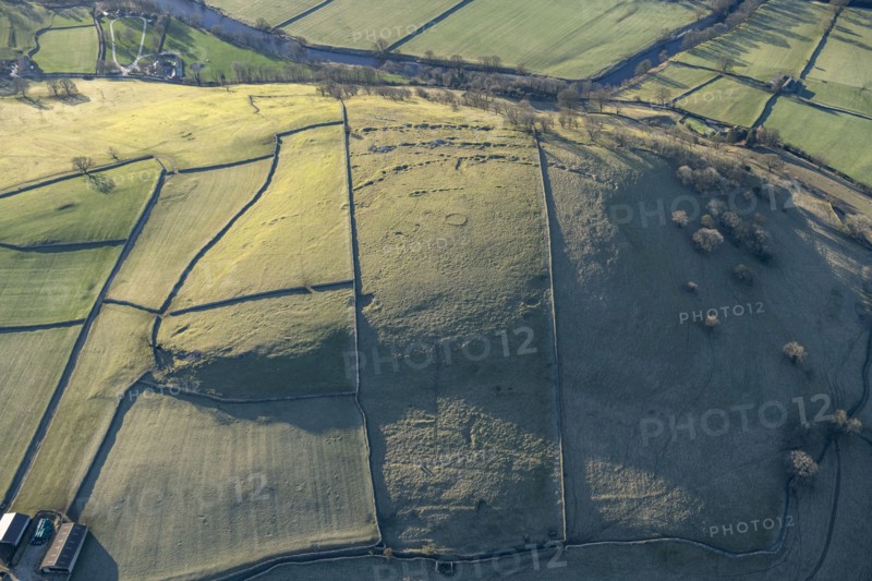 Kail Hill, a limestone reef knoll surmounted by a ring cairn and disused workings, North Yorks, 2024 Creator: Robyn Andrews.