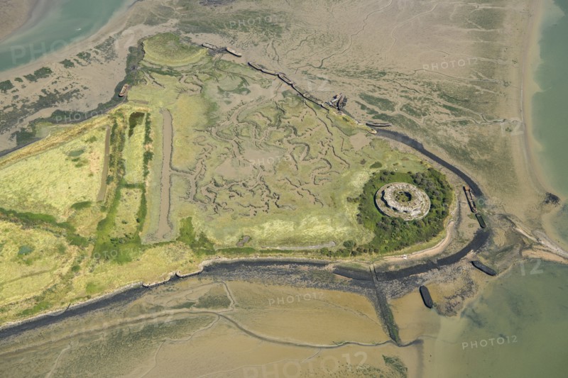 Hoo Fort, part of the defences for the naval dockyard at Chatham, Medway, 2024. Creator: Damian Grady.