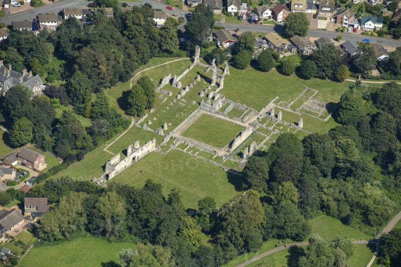 St Mary's Priory, a ruined Cluniac priory, Thetford, Norfolk, 2023. Creator: Damian Grady.