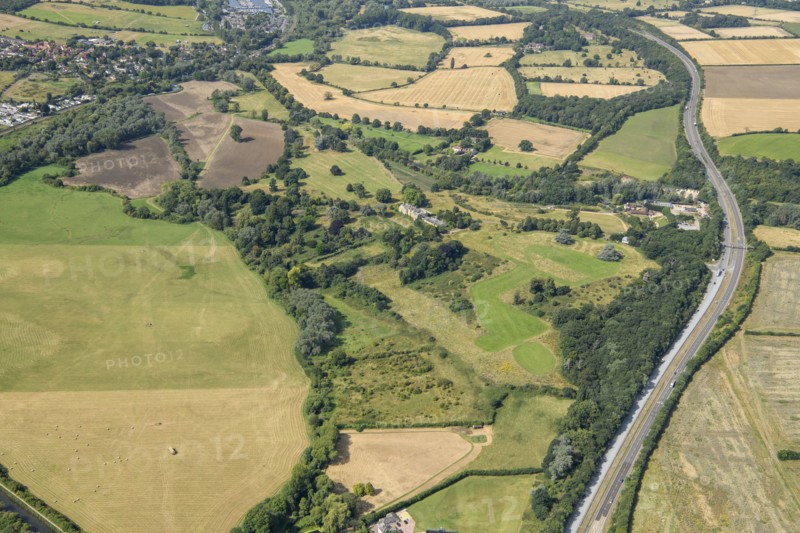 Briggens, 18th century house and landscape park, Essex, 2024. Creator: Damian Grady.