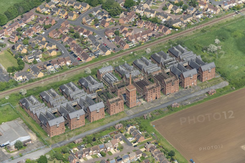 The former Bass Maltings, listed Grade II*, Sleaford, Lincolnshire, 2024. Creator: Robyn Andrews.
