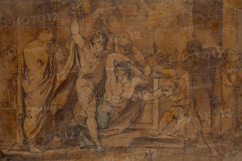 The Murder of Caesar, (1770s?). Creators: James Jefferys, James Barry.