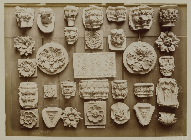 Casts of Greek, Gothic and Renaissance fragments, 1876. Creator: Bedford Lemere and Company.