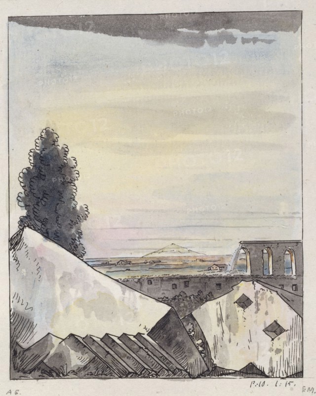 Ruins outside Syracuse, 1786.  Creator: Elias Martin.