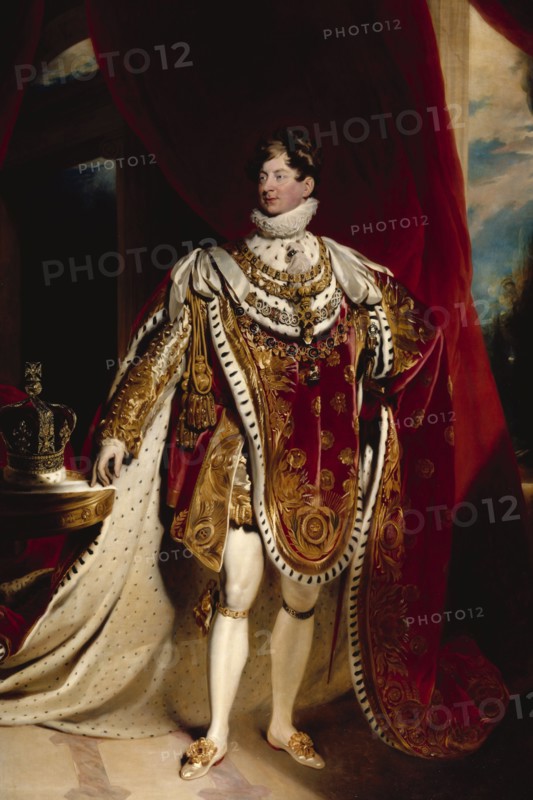 Portrait of George IV, 1840. Creator: Sir Martin Archer Shee.